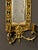Bronze Pair 19th Century Gilt Bronze Girandole Sconce Mirrors With Candelabra For Sale - Image 8 of 12