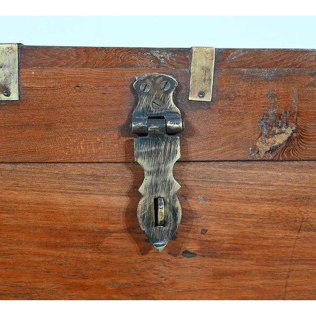 Teak Chest, Late 19th Century For Sale - Image 10 of 18