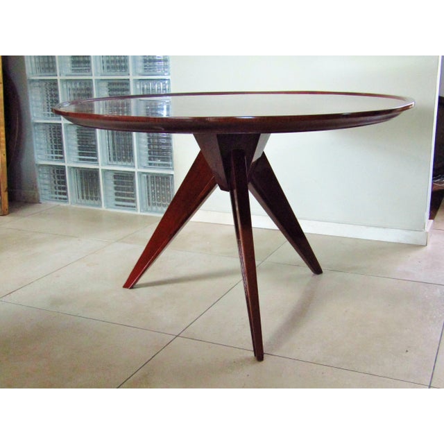 Art Deco Style Rosewood Coffee Table, 1940s For Sale - Image 4 of 11