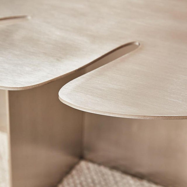 Monstera Sculptural Coffee Table in Stainless Steel by Veliento For Sale - Image 13 of 17
