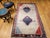 Vintage Persian Gabbeh Tribal Rug, Hand-Knotted Wool, Minimalist Diamond Design, Ivory & Gray, 4x7 For Sale - Image 15 of 15