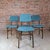 Vintage Bouclé Fabric Chairs Czechoslovakia (1960s), Set of 4 For Sale - Image 6 of 6