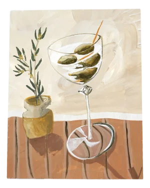 Vynka Hallam, Martina, Acrylic