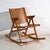Vintage Folding Rocking Chair in Beech, Central Europe, 1960 For Sale - Image 10 of 10