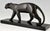 Emile Louis Bracquemond, Sculpture of Walking Panther, 1930, Bronze and Marble For Sale - Image 9 of 14