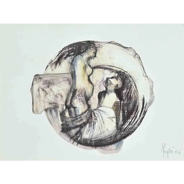 2000 - 2009 Alberto Inglesi, Figures, Mixed Media, 2004 For Sale - Image 5 of 5