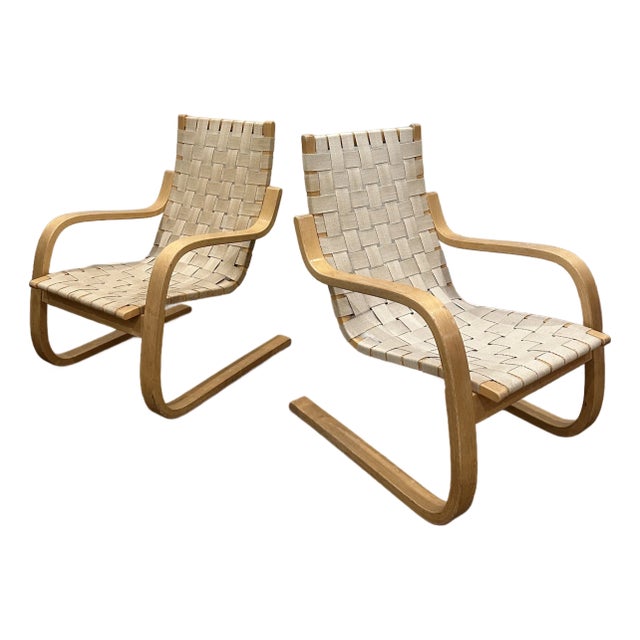 1970s Model 406 Lounge Chair by Alvar Aalto for Artek For Sale