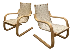 1970s Model 406 Lounge Chair by Alvar Aalto for Artek