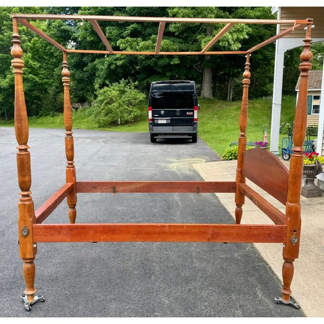Antique Early 19th Century American Canopy Bed For Sale - Image 12 of 12