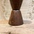 1970s 1970s Mexican Palo Fierro Solid Wood Chalice Vase For Sale - Image 5 of 8