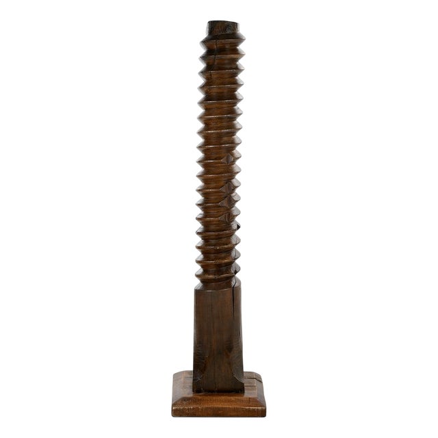 Large Wooden Press Screw For Sale
