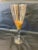 Kim Seybert Stemware, Paillete Design, Total Set of 16.(Set of 12, 10inch Champagne Flutes and 4 Martini / Coupe Glasses.)...