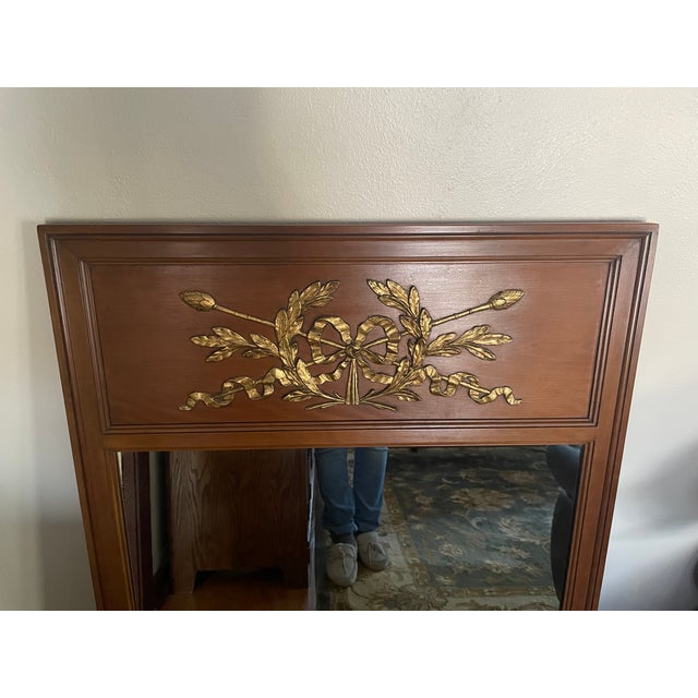 Vintage Kindel Belvedere Cherry Mirror For Sale - Image 6 of 6