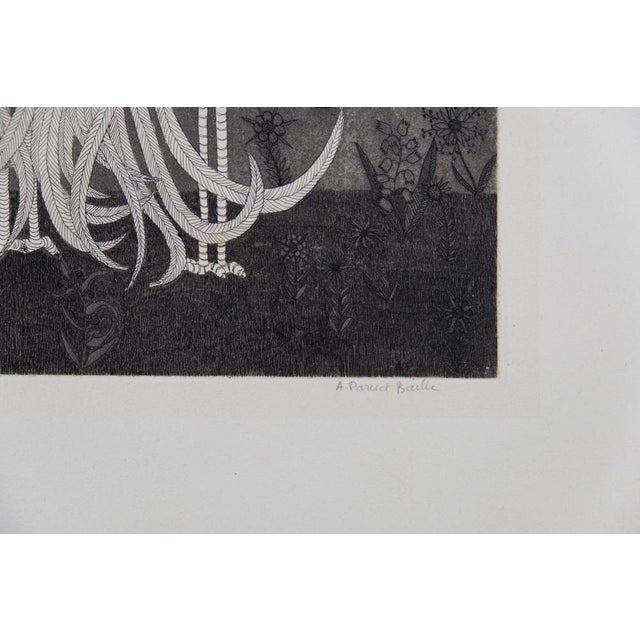 Anne Parisot-Baille, Parade nuptiale, Etching For Sale - Image 6 of 7