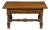 English 19th Century Oak Coffee Table with Single Drawer and Turned Base For Sale