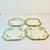 1950s Vintage Boho Chic Japanese Eclectic Victorian China Luncheon Plates - Set of 4, Meito China For Sale - Image 10 of 11
