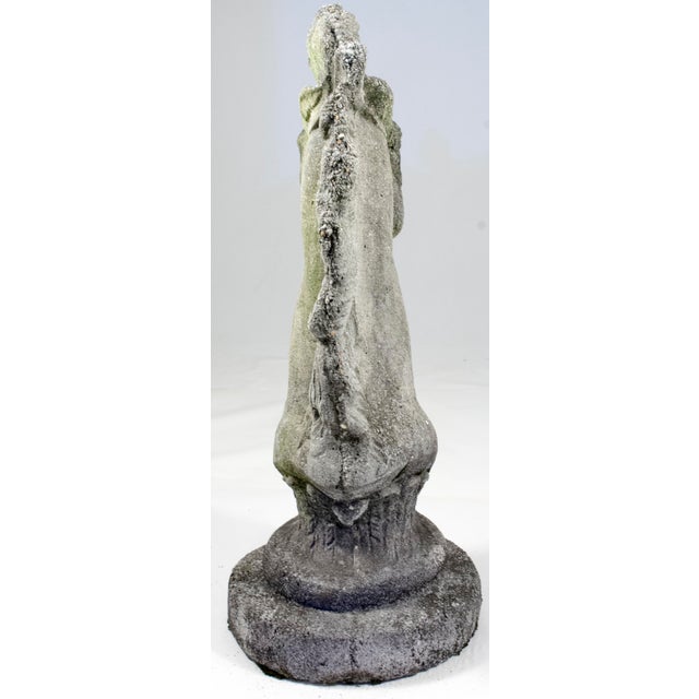 1960s Immense Vintage Cast Cement, Concrete Horse Head Sculpture For Sale - Image 13 of 14