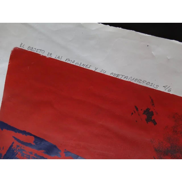 Carlos Del Rosario - El Objeto De Las Imagenes Y Su Metamorfosis - Silkscreen 1979 For Sale - Image 4 of 7