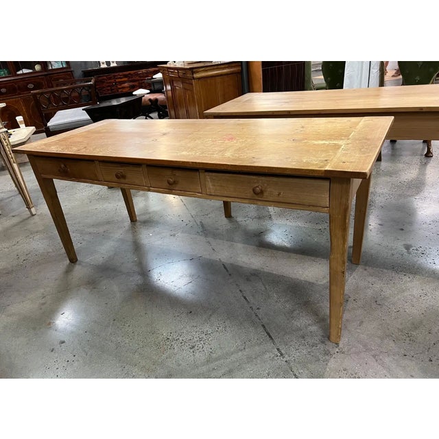 Late 19th Century Pair of English Stripped Pine Tables 'Sold Individually' For Sale In Richmond - Image 6 of 10