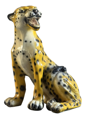Italan Ceramic Cheetah, 1970s