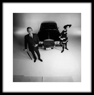 1968 Steve McQueen and Faye Dunaway for "The Thomas Crown Affair" 1968 (16x20 Framed Print)