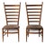 Set of Ladderback Chairs by Figli Di Sanguineti G.B., Chiavari, Italy, 1960s For Sale