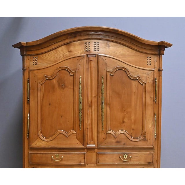 Four-Door Cherrywood Cabinet, 1800s For Sale - Image 6 of 18