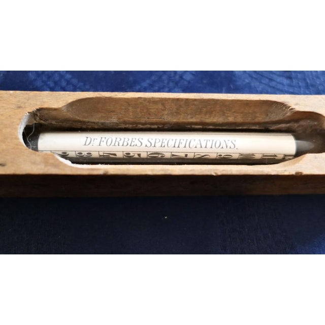 Dr Forbes Specifications Bath Thermometer A great piece, the thermometer has a beech Case so that it can be floated to...