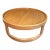 Vintage 1970s Post Modern Solid Oak Coffee Table For Sale