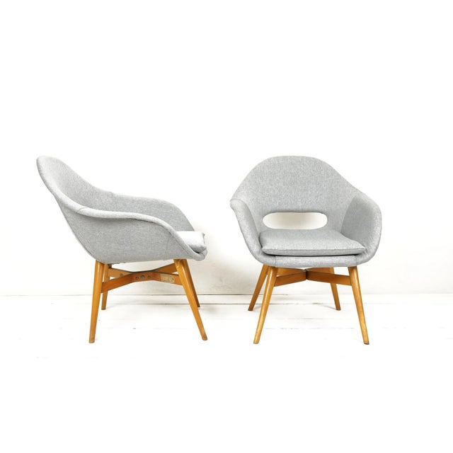 - Pair of armchairs from the 1960s designed by Miroslav Navrátil for Tatra - Tatra is mainly known for vehicles but also...