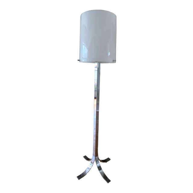 Vintage Mid Century Designer Pierre Cardin Style Floor Lamp For Sale