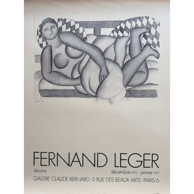 Elevate your space with this exhibition poster featuring Fernand Léger, one of the most influential French artists of the...