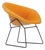 Diamond Chair in Yellow Upholstery by Harry Bertoia for Knoll International, 1950s For Sale