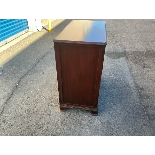1970s Lexington Mahogany Chest of Drawers For Sale In San Diego - Image 6 of 12