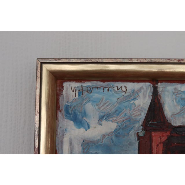 Wilhelm Henning, City II, 1950s, Oil on Panel, Framed For Sale - Image 7 of 13