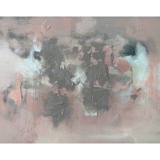 Rose and Stone Abstract Oil Painting For Sale