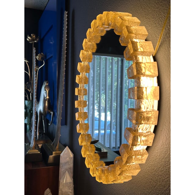 Illuminated Acrylic Vanity Mirror For Sale - Image 12 of 12