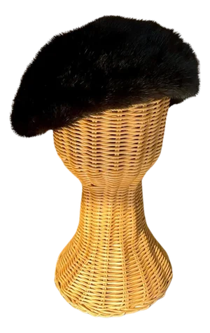 Vintage Genuine Mink Fur Hat