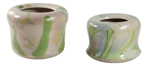 Vintage Italian Ceramic Vases by Franco Amaranto, 1960s, Set of 2