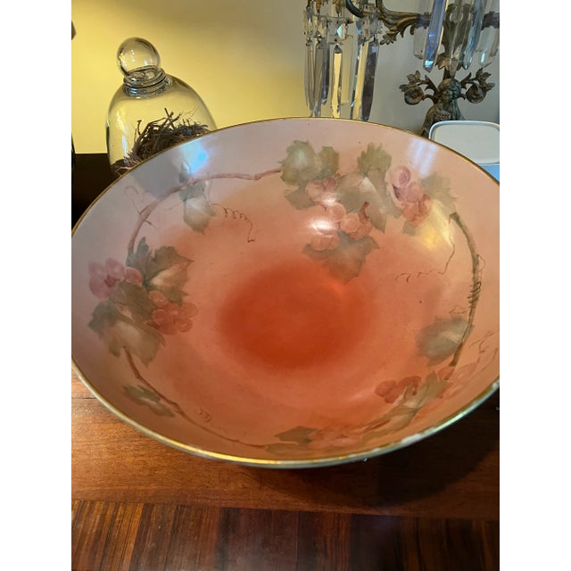 Late 20th Century Mid 19th Century Austrian Hand-Painted Bowl on Stand For Sale - Image 5 of 10
