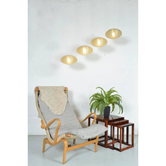 Mid-Century Modern Midcentury Rotaflex Ceiling Pendant Lights by John & Sylvia Reid, 1958, Set of 4 For Sale - Image 3 of 13