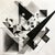 Contemporary 20" X 20" Black and White Abstract Minimalist Limited Edition Print For Sale - Image 3 of 3