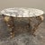 Bronze Italian Gilt Iron Régence Style Oval Marble Top Coffee Table For Sale - Image 8 of 17