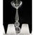 Contemporary luxury italian chandelier in Murano glass. Elegant chandelier in transparent glass made in Murano and chromed...