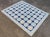Mid-Century Modern Handmade Cotton Natural Vegetable Dyed Reversible Light and Indigo Blue and White Box Pattern Vista Rug - 8'x10' For Sale - Image 3 of 11