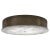 Metal Enkō Brushed Burnished Metal Ceiling Light by Alabastro Italiano For Sale - Image 7 of 7