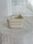 Vintage White Ceramic Planter With 1960s Style Leaf Design For Sale - Image 4 of 7