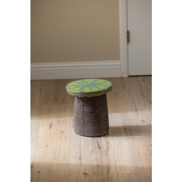Handcrafted ceramic stool by renowned California ceramicist Stan Bitters, produced by Hans Sumpf Co. in the 1970s....