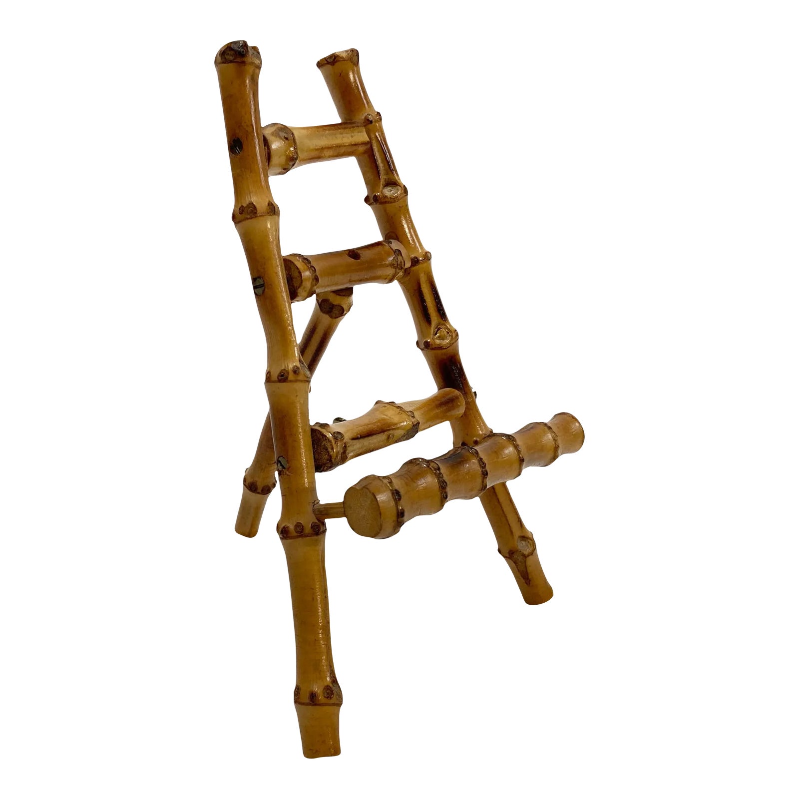 Vintage Faux Bamboo Table Easel Chairish