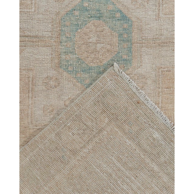 Vintage Turkish Oushak Area Rug 3ft 8in X 7ft 8in For Sale - Image 4 of 5